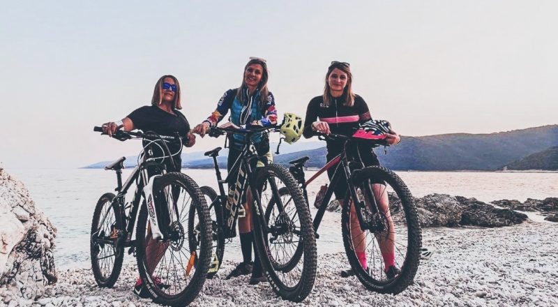 mountain biking - rabac
